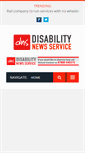 Mobile Screenshot of disabilitynewsservice.com